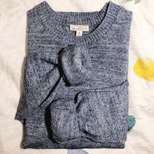 GAP 100% Cotton Heather Blue Pullover